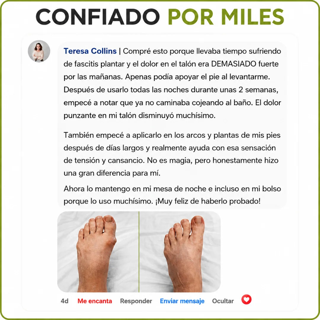La fórmula Senzio Miracle Balm™ para la recuperación de los pies